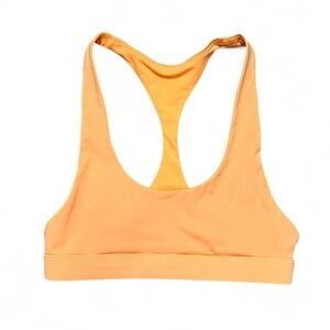 Fabletics‎ Orange Sports Bra Size Small Racerback Activewear Fitness